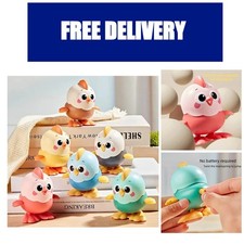 Colorful Wind-Up Crawling Chick Toy for Kids, Clockwork Animal Toy