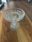 Crystal Candy Dish Pedestal compote 6 inches tall — photo 1