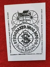 1890s-1900s Studebaker Advertising Studebaker Buggy  Advertising 
