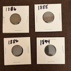 Two (2) 1886, 1888 & 1894 Indian Head Cents (4 Coin Lot). Great Coins! — photo 1