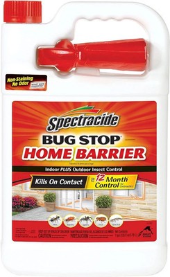 Spectracide Bug Stop Home Barrier - 1-Gallon Bug Killer Spray for Pest control