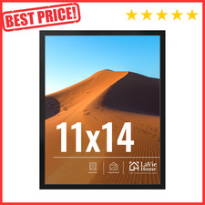 LaVie Home 11x14 Picture Frame for Wall Display, 11 x 14 Black Picture Frame ...