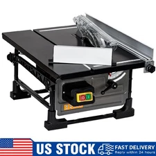 8" 6.7Amp Table Saw, 3576RPM Portable Compact Table Saw DIY Projects Woodworking