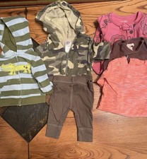 Baby Boy Clothes 6 Piece Bundle Newborn-3 Months