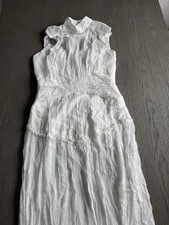 Shona Joy Clemence Maxi Dress Size 6 Ivory Gently Used