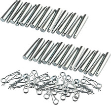 30 Sets Conical Coupler Pins with R-Clip, Stage Lights Truss Replace Accessories