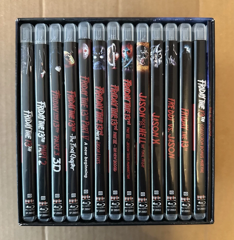 Friday the 13th Deluxe Collection Blu-ray Box Set Scream Factory Region A Horror - Image 4 of 4