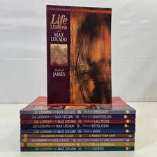 Life Lessons with Max Lucado Inspirational Bible Study Series TPB 10 Book Lot