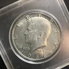 1966 Philadelphia Uncirculated Silver Strike JFK Half Dollar Coin As Pics#19