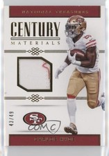 2017 Panini National Treasures Century Materials Prime 43/49 Carlos Hyde #2 6w8