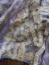 Costume De Vieille Dame Fin XIXe Siècle - Soie, Dentelle, Velours - Origine Espagne - À Restaurer