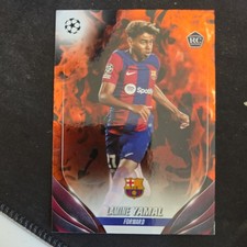 LAMINE YAMAL 2023 TOPPS UEFA  INFERNO SP RC FC BARCELONA #64- see description