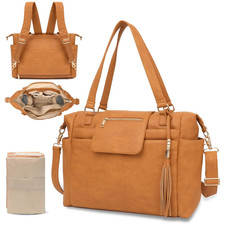 Diaper Bag Tote Leather Diaper Backpack Large Baby Bag 14 Diaper Bag Organizing