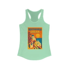 Mediterranean Dream Tank Top | Women's Racerback | Vacation Vibes