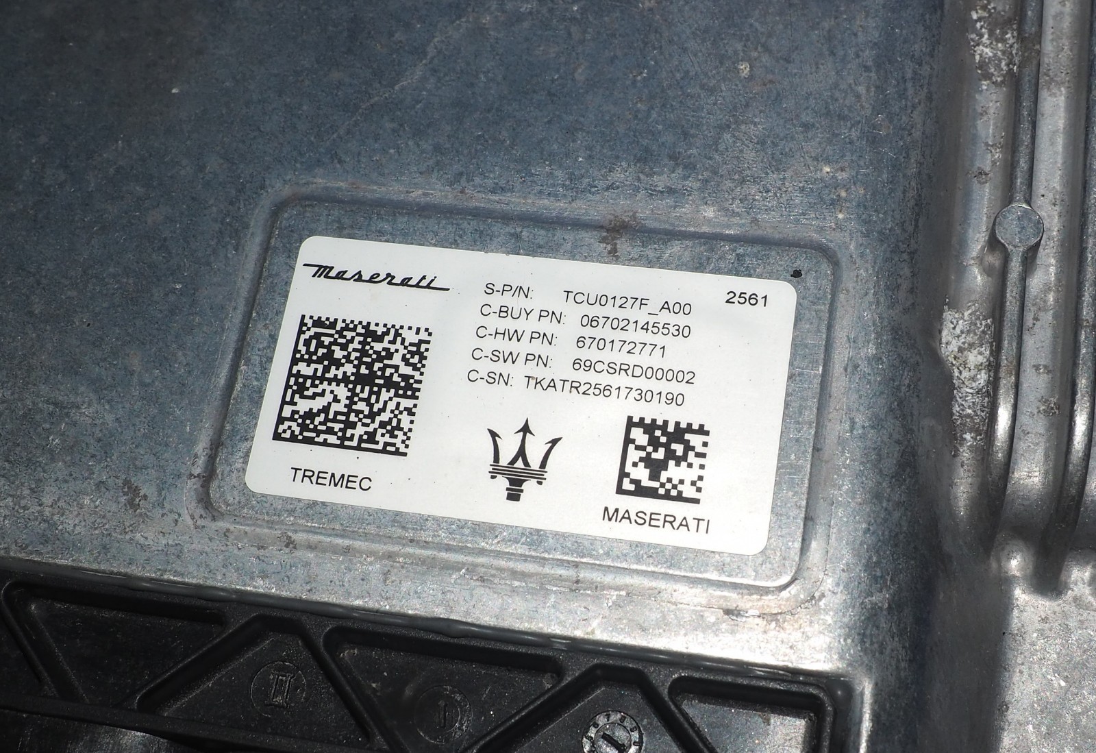 2022-2026 Maserati MC20 MCPura DCT Transmission Control Module OEM Nice! 1K Mi