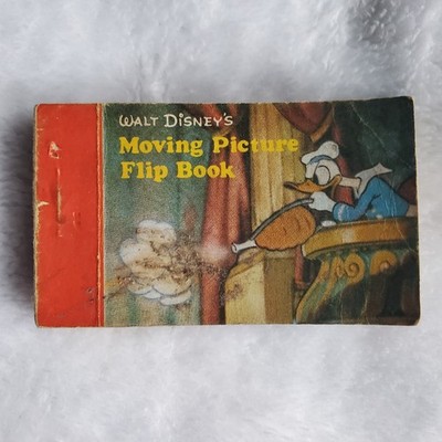 Vintage Walt Disney Flip Book Donald Duck Mickey Meets the Giant Beanstalk
