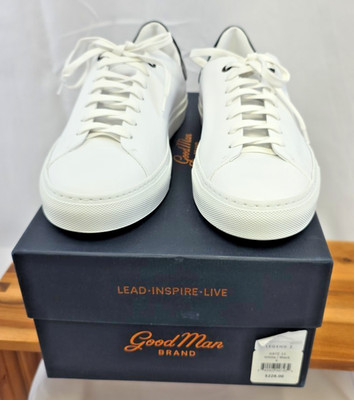 Good Man Brand Legend Z Mens 9 Made in Italy G97Z White Black New in Box