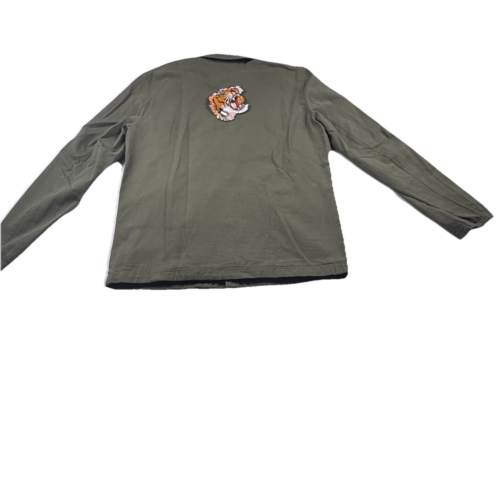 Military Green Lightweight Jacket. Embroidered Ti… - image 6