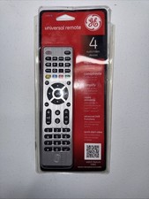 General Electric 33709 4 Device Universal Remote Control - Silver