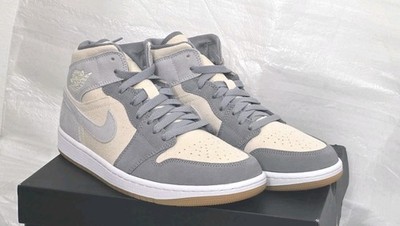 Nike Air Jordan 1 Mid SE Coconut Milk Particle Grey Size 9 DN4281-100 NEW