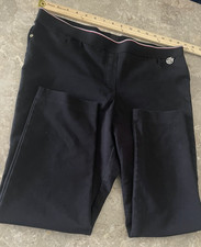 Tommy Hilfiger Women s Straight Leg Trousers US 10 Large Black Elastic Waist