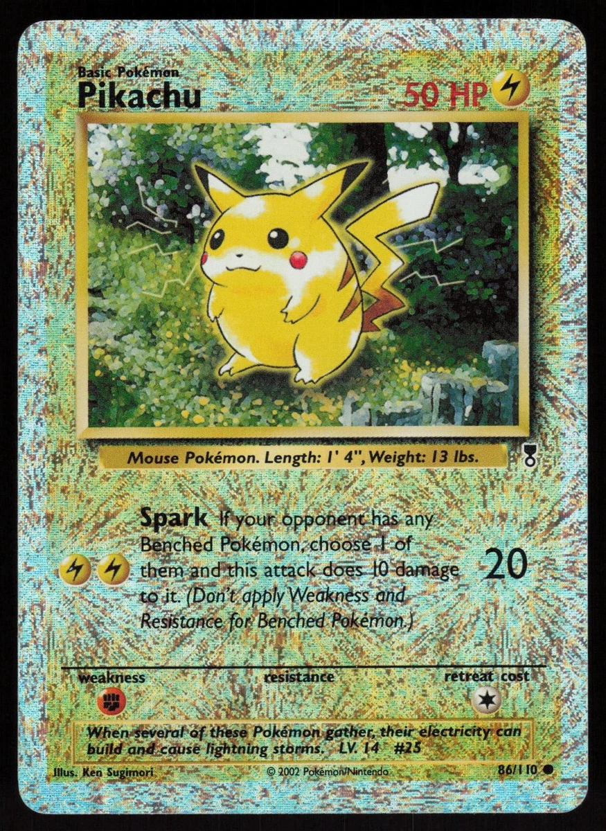 Pikachu Pokémon TCG Legendary Collection Individual Collectible