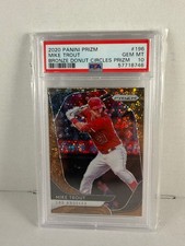 2020 Panini Prizm Mike Trout #196 Bronze Donut Circles Prizm PSA 10 Baseball