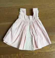 Baby Girl Vintage EUC 6-12 Months Pink Lace Full Dress
