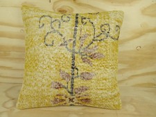 Textured Sofa Pillow Cover 20x20, Yellow Sofa Accent