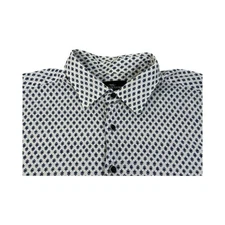 Rodd & Gunn Men’s Large Kelvin Heights Sport Fit Shirt Geo Print Twill Shirt