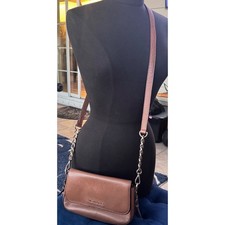 Michael Kors Bedford Legacy Luggage Brown Lea...