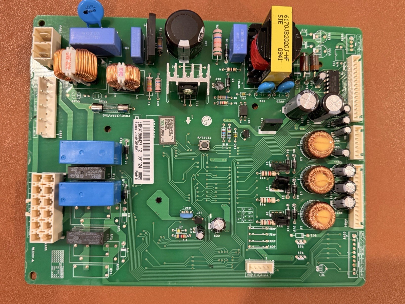 EBR41956427 LG Refrigerator Main Control Board Replacement