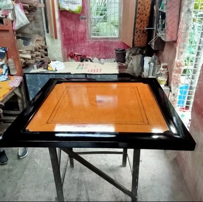 35 inch Cut Pocket Carrom board waterproof Wooden & Play Professional full Size