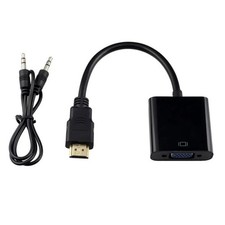 HDMI auf VGA Adapter 1080P ZISONIX Konverter mit Audiokabel & Micro-USB f&uuml;r PC