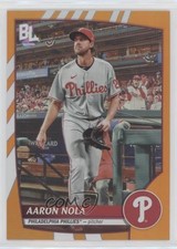 2023 Big League Uncommon Rainbow Foil Retail Electric Orange Aaron Nola 12l4