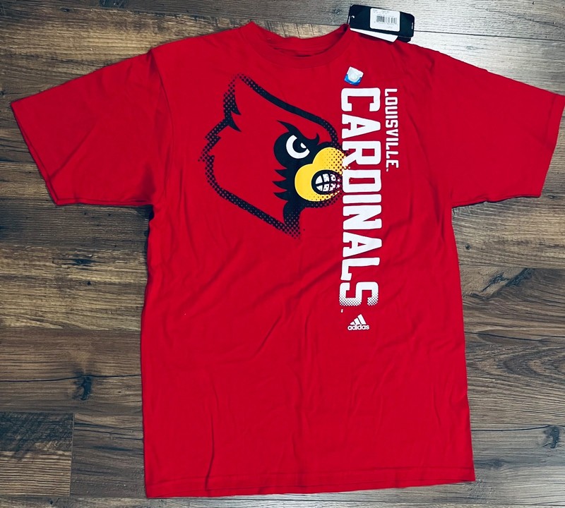 Louisville Cardinals adidas T-Shirt NWT Men’s L