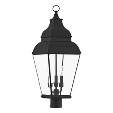 Livex Lighting Exeter Post-Top Lanterm in Black