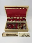 Estate Sale Lot Grandma's Jewerly Box Filled with Vintage Costume Jewelry Italy