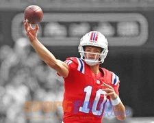 New England Patriots DRAKE MAYE Glossy 8x10 Photo Spotlight Football Print