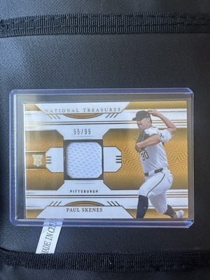 2024 Panini National Treasures - Paul Skenes - Patch - Rookie #GGS-PS /99...