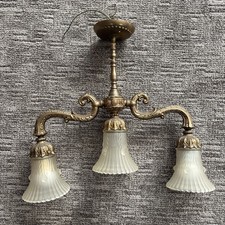 Vintage Hanging Triple Pendent Ceiling Light Chandelier