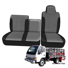 Custom-Fit Front Seat Cover Replace for Isuzu NPR 40/60 Split Bench, 1995-2005