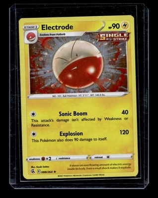 PokemonElectrode - 088/264 (Cosmos Holo) - With Swirl Fusion Strike