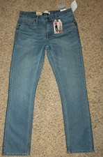 Levi's 511 Boys' Jeans Size 18 Regular, Blue Denim, Slim Fit, Stretch
