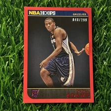 2014-15 Hoops Red #279 Jordan Adams /299 Memphis Grizzlies Rookie Card RC