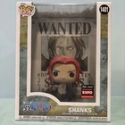 FUNKO POP! ONE PIECE SHANKS WITH WANTED POSTER #1401 2024 EXPO LIMITED EDITION