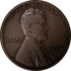 1924-D 1c Lincoln Wheat Cent ~ VG Details