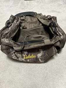 Cabelas Catch All Gear Bag Weather Resistant Camo Fishing Hunting
