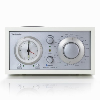 Tivoli Audio Model Three AM/FM Bluetooth Clock Radio with USB Charging Ports