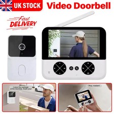 Smart Wireless Video Doorbell Phone Camera Door Bell Ring Intercom Security UK